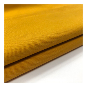 230GSM Hot Sale Sundial Yellow Trousers 97% Cotton 3%spandex Woven Twill Cotton Fabric <b>for</b> Clothing - Product Image 1