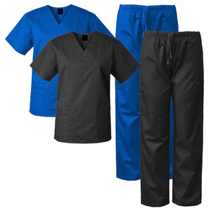 El Hospital Médico del Jogger del color sólido por encargo bate trajes uniformes con MOQ bajo para el desgaste del hospital - Product Image 3