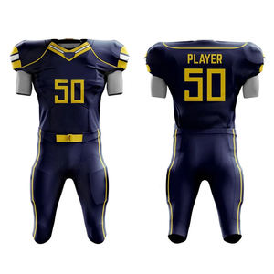 Nueva Llegada, Jersey de Fútbol Americano Personalizado, Transpirable, Anti-UV, de Secado Rápido, Talla Grande, para Hombre, con Tela Tackle Twill - Product Image 1