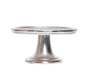 Support de gâteau élégant de luxe en métal argenté pour mariages fêtes cadeaux décoration de la maison sur le thème des fleurs romantiques - Product Image 4