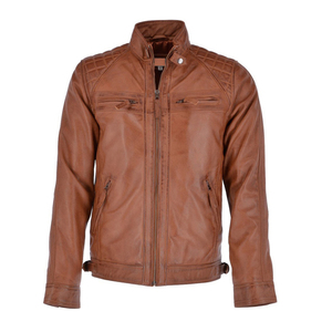 Veste en cuir véritable pour hommes Offre Spéciale veste en cuir pour hommes coupe ajustée personnalisée avec un design de qualité supérieure pour la veste en cuir pour hommes - Product Image 6