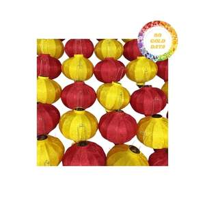 Handmade Hoi An Silk Lanterns Crafted with <b>Bamboo</b> Frame Beautiful <b>Lighting</b> Choice for Festivals Parties Homes - Product Image 6