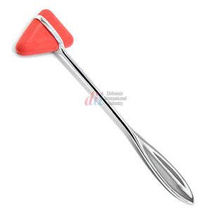 Marteau neurologique orthopédique standard portable pour tests sensoriels en neurologie, comprenant un rouelette de Babinski et un marteau de réflexe de Taylor, ensemble de 3 pièces - Product Image 6