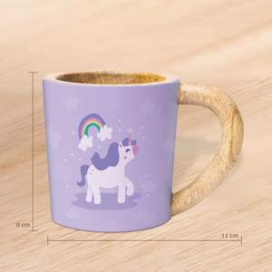 ถ้วยชางานฝีมือทำจากไม้แข็งแรงแก้วกาแฟแบบมีรอยสามด้านพร้อมคุณสมบัติใช้แล้วทิ้งสำหรับกาแฟและชา - Product Image 4