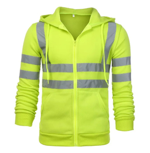 Alta visibilidad a prueba de viento impermeable lona construcción tráfico seguridad impermeable chaqueta reflectante bombardero seguridad para exteriores - Product Image 4