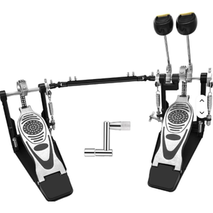 Pédale double puissante pour grosse caisse, neuve, en alliage d'aluminium, avec axe à entraînement direct rapide, usinée CNC, modèle Jazz, US 1 - Product Image 3