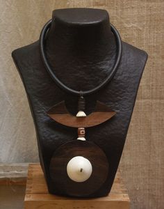 POLI nouveauté Buffalo corne de boeuf collier poli Style Animal os bijoux Design naturel perles femmes filles mariage - Product Image 4