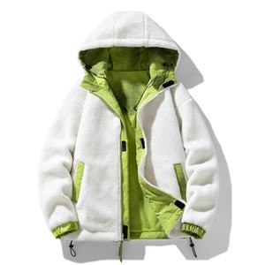 Ventes en gros de vestes matelassées pour hommes à fermeture éclair personnalisées, à double face avec impression de lettres, sangle épaisse, vestes en duvet pour hommes - Product Image 4