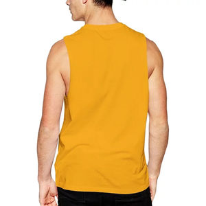 Camiseta Deportiva sin Mangas de Algodón Transpirable de Alta Calidad para Hombre, Chaleco Deportivo de Poliéster Tejido, Camiseta sin Mangas para Entrenamiento - Product Image 2