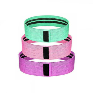 Bandes de cercle de hanche Yoga anti-dérapant Gym Fitness exercices en caoutchouc bande de résistance de levage de hanche - Product Image 6
