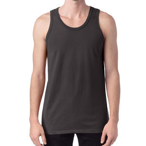 Débardeur tricoté pour homme, meilleure qualité, respirant, en Spandex/Coton, col en V, couleurs personnalisables, service OEM, prix bas, haute qualité, vente chaude - Product Image 4
