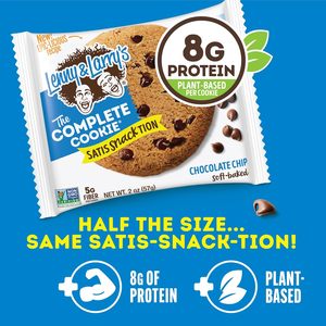 Galleta de Proteína Completa Lenny & Larry's, [Con Chispas de Chocolate], Suave y Masticable, [2 Onzas] (Paquete de 12) - Product Image 5