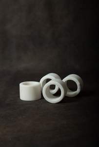 Anillo de Servilleta de Mármol de Piedra Natural de Diseño Nuevo y Moderno para un Estilo de Mesa Orgánico que Mejora el Entorno de Comedor Ecológico - Product Image 4