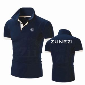T-shirt de golf 100 % coton pour homme, imprimé numérique, respirant, séchage rapide, léger, style urbain, idéal pour l'été chaud - Product Image 3