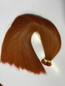 ¡Gran Oferta! !! Cabello Humano Virgen Vietnamita 100% Natural, Color Naranja Liso, Sin Enredos, Sin Caída, Venta al Por Mayor - Product Image 3