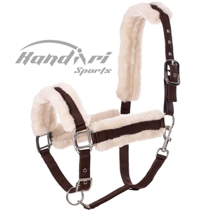 Ensemble de licous de cheval en gros de haute qualité équipement équestre avec corde et cuir collier de tête d'équitation de haute qualité - Product Image 4