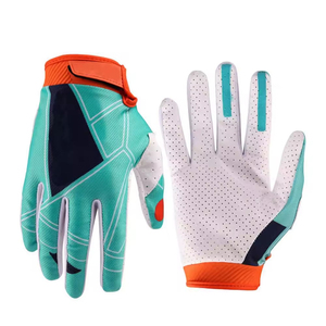 Guantes de cuero de carreras de motos de dedo completo, guantes de mujer de motocross de cuero PU fabricados en ropa - Product Image 4