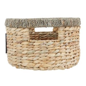 Handmade Woven <b>Basket</b> Seagrass Water Hyacinth <b>Jute</b> <b>Basket</b> Home Accessories Make Home Clothes Organizer - Product Image 2