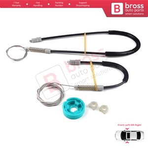 BWR5345 Window Regulator Repair Set Front for 80 B3 B4 8G 89 1991-2001 2-<b>Door</b> Coupe Cabriolet 895837729 - Product Image 3