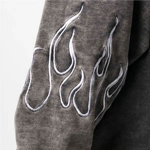 Sweats à capuche décontractés pour hommes effet délavé à l'acide – Prix usine – Les meilleures ventes de sweats à capuche délavés à l'acide - Product Image 5