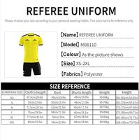 Ensemble d'arbitre de football unisexe - Maillot d'arbitre professionnel, couleurs et logo personnalisés, séchage rapide, respirant, manches courtes pour tous les matchs de football