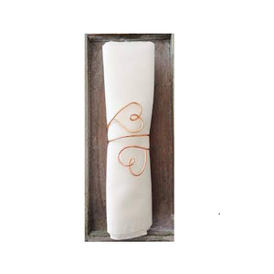 Anillo para servilletas con patrón de cobre, vajilla, plato Personal, rodillo martillado y tamaño personalizado, gran oferta - Product Image 6