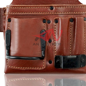 Tendance du moment : Sac à outils pour électricien en cuir de qualité supérieure, conçu pour les professionnels de la construction. - Product Image 5