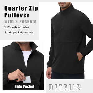 Chaqueta cortavientos de golf personalizada Streetgrace para hombre OEM material transpirable con personalización de logotipo y opciones de etiqueta privada - Product Image 3