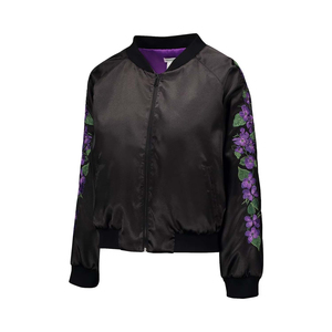 Veste universitaire en satin pour hommes la plus récente et personnalisée OEM 100% bombardier en satin coupe-vent d'hiver grande taille personnalisable vente en gros de sports - Product Image 3