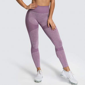 Nueva llegada de cuatro vías de estiramiento sin costuras Leggings Yoga Fitness & Yoga desgaste gimnasio Leggings para mujeres pantalones de yoga por NC Corporation - Product Image 3