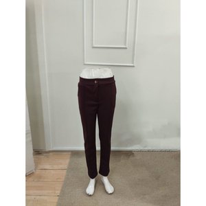 Pantalones de Buceo de Cintura Alta para Mujer con Detalle de Bolsillo, 36492 - Color Ciruela - Product Image 5