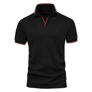 Camisetas Polo para Hombre de Último Diseño en Azul, 100% Algodón, Camisetas Polo de Alta Calidad, Color Sólido - Product Image 5