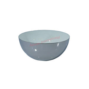 Vajilla decorativa de nácar personalizable hecha a mano, cuenco de flores de madera de alta calidad, vajilla de Metal pulido - Product Image 4