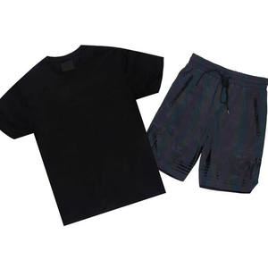 <b>Men</b> T <b>Shirt</b> and Short Set Athletic <b>Summer</b> Two Piece Sports Outfit <b>for</b> Training Exercise - Product Image 3