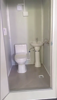 Toilettes préfabriquées mobiles portables et compactes pour l'extérieur, personnalisables selon des besoins spécifiques