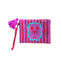 Dompet Koin Manik-Manik Warna-Warni Buatan Tangan untuk Anak-Anak, Dompet Kain Kustom dengan Ritsleting, Dompet Uang Saku Grosir, Kantong Manik-Manik untuk Remaja