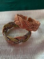 Classique Pur Cuivre Hommes Bracelet Corde Torsadée Conception Lourde Manchette Vintage Mode Bracelets Agate Thérapie Yoga Bracelets Bandes gratuites