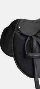 100% Tapis de selle de cheval de saut noir tout usage Premium Prix bas pour une excellente expérience de saut d'équitation Courses de chevaux - Product Image 6