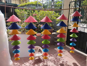 Mini Sombrero Vietnamita Non La, Sombrero Cónico Hecho a Mano para Manualidades y Exhibición Cultural - Product Image 3