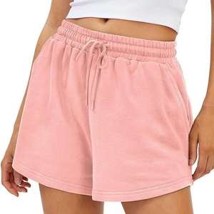 Servicio OEM, Pantalones Cortos Deportivos de Felpa Personalizados al por Mayor, 100% Poliéster, Alta Calidad, Temporada de Invierno, Casuales, Vintage, Lisos - Product Image 3