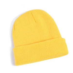 Automne et hiver chapeau en laine imperméable pour hommes chapeau tricoté Simple polyvalent avec protection des oreilles chaude couleur unie pour les femmes - Product Image 4