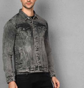 Most Selling Product Hot Sale Ready to Ship Stylish Design Streetwear Acid Wash <b>Jeans</b> Jackets <b>for</b> <b>Men</b> - Product Image 2