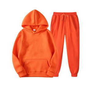 Jersey de invierno de peso pesado unisex, conjuntos de Sudadera con capucha, ropa deportiva de alta calidad con pantalones de chándal, chándal de invierno personalizable OEM para hombre - Product Image 1