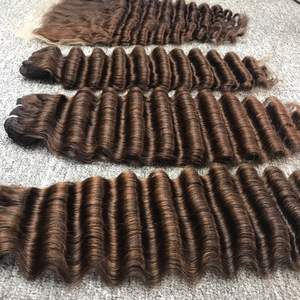 ผมต่อผ้ามนุษย์สไตล์คลื่นลึกทรงหลวม100% เวียดนาม - Product Image 2