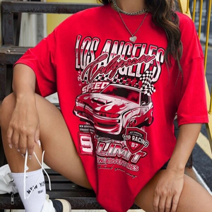 Camisetas DTG para Mujer, Camiseta Informal para Mujer, Camiseta Extra Grande para Mujer - Product Image 1