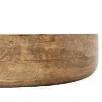 Cuenco de madera esmaltado para el hogar, utensilios de cocina de aspecto pesado, cubiertos de madera de Acacia, cuenco de ensalada sostenible - Product Image 4