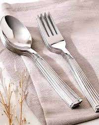 Nouvelle arrivée Couverts en acier inoxydable au design solide Couverts en métal hautement polis, écologiques et durables - Product Image 4