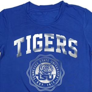 Para la camiseta de algodón orgánico Unisex DE LA Universidad Estatal TSU para diseño de impresión personalizado manga corta transpirable más otoño - Product Image 2