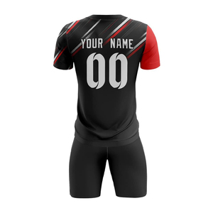Kit de camisetas de fútbol personalizable Malla de secado rápido Tela transpirable Impresión sublimada Jóvenes y adultos Servicio y entrega rápida del OEM - Product Image 3