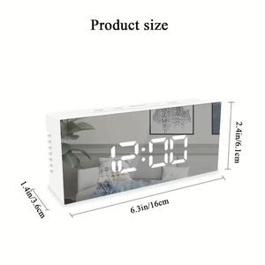 Horloge de table LED électrique avec alarme pour la maison, la chambre à coucher, les enfants, les adolescents, les garçons, les filles, les personnes âgées, la <span class=keywords><strong>cuisine</strong></span>, le bureau - Product Image 3